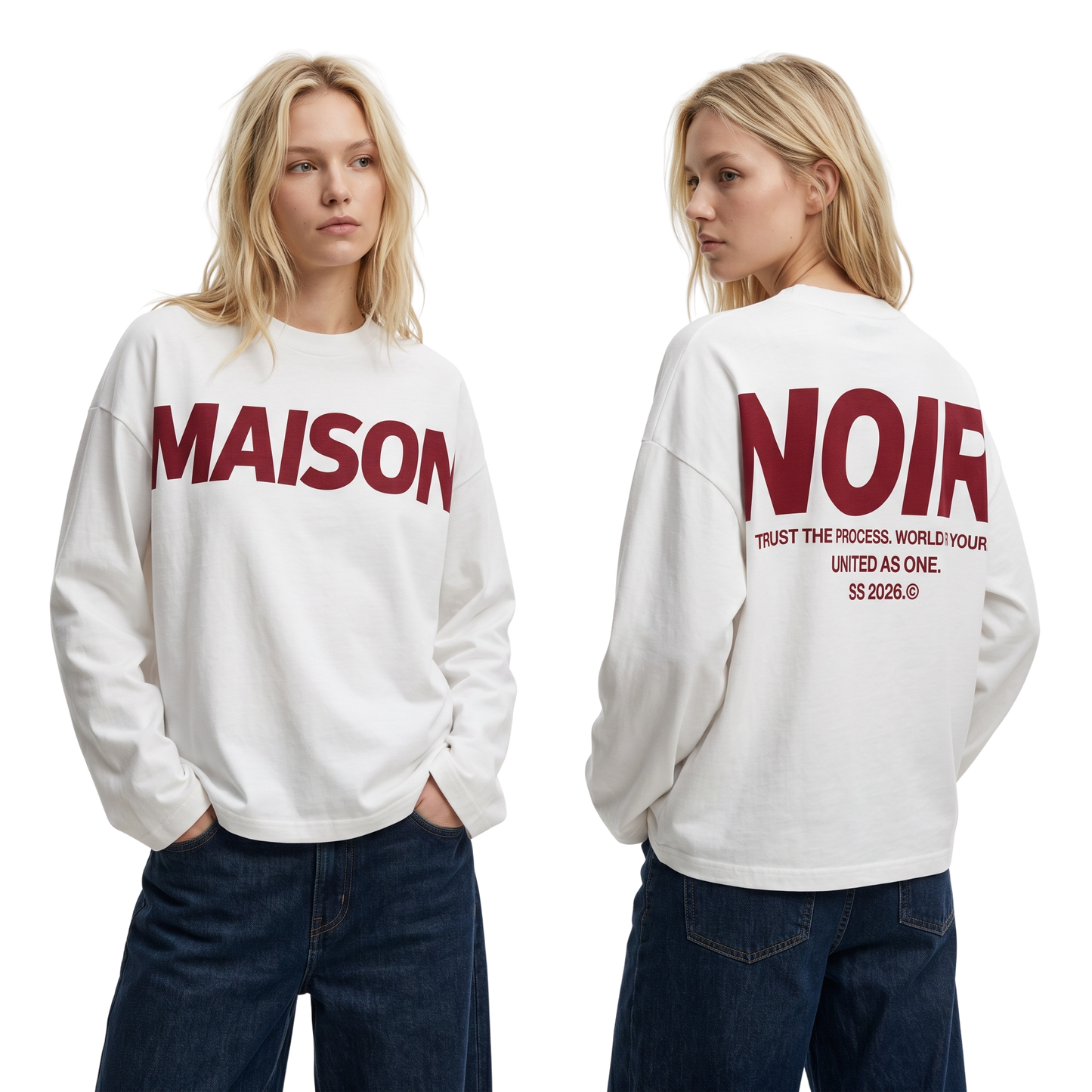 Camiseta Logo White