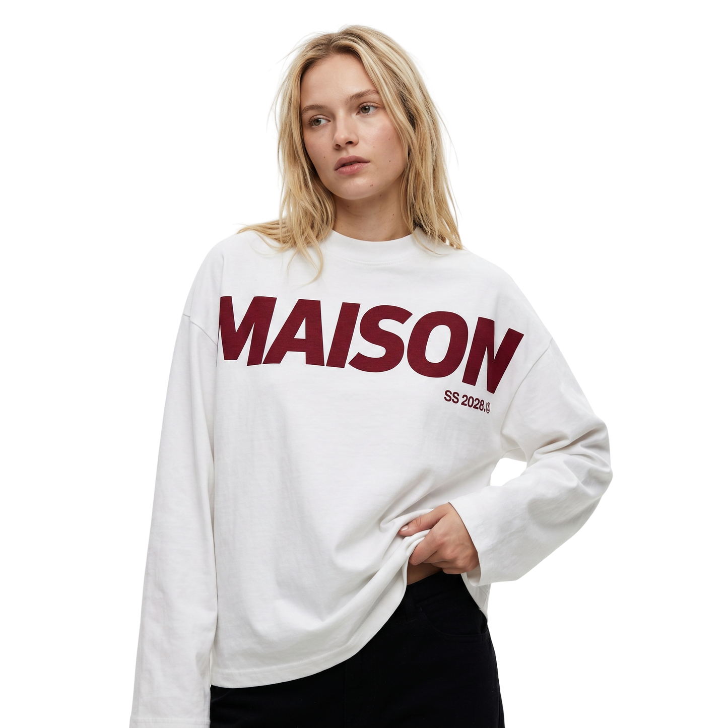 Camiseta Logo White